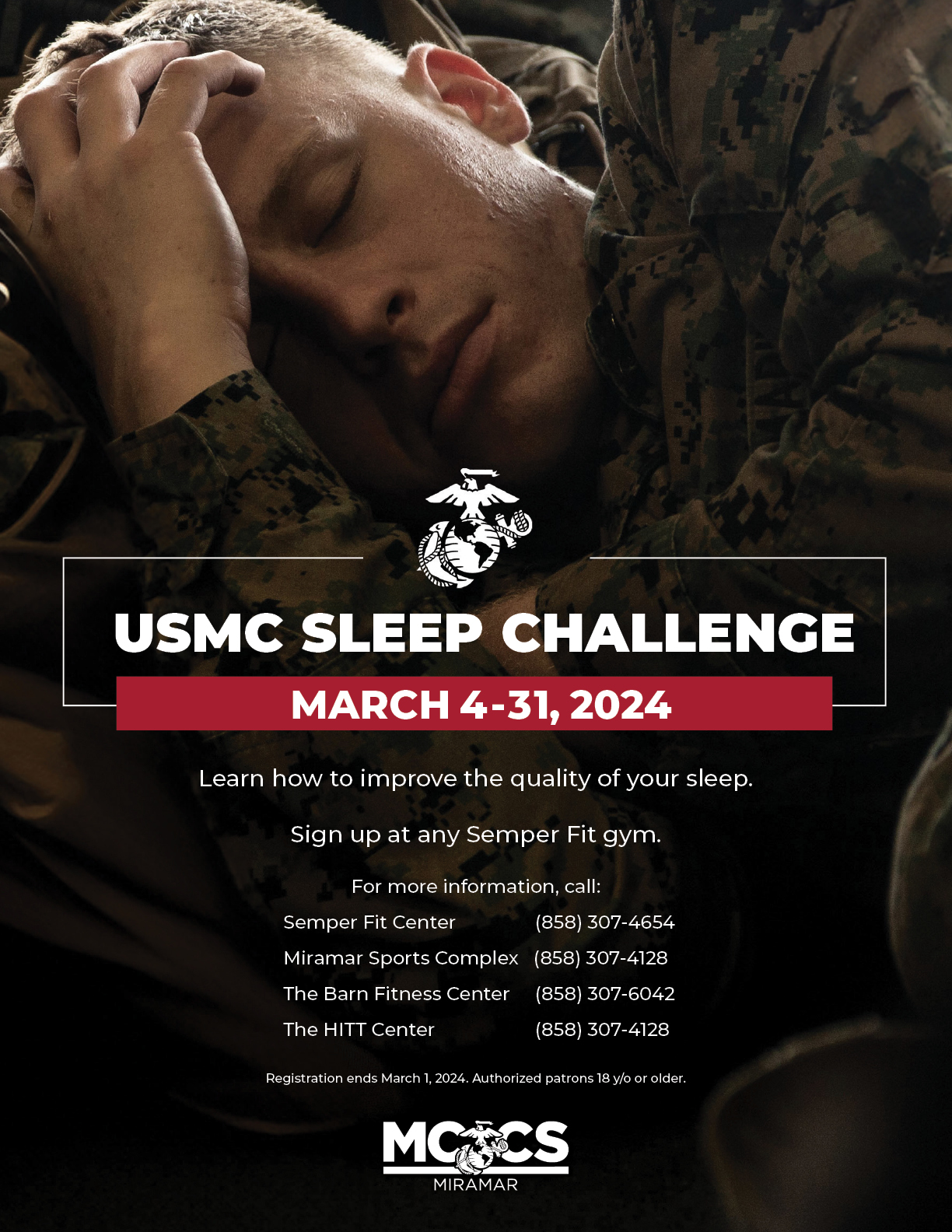 2024 USMC Sleep Challenge